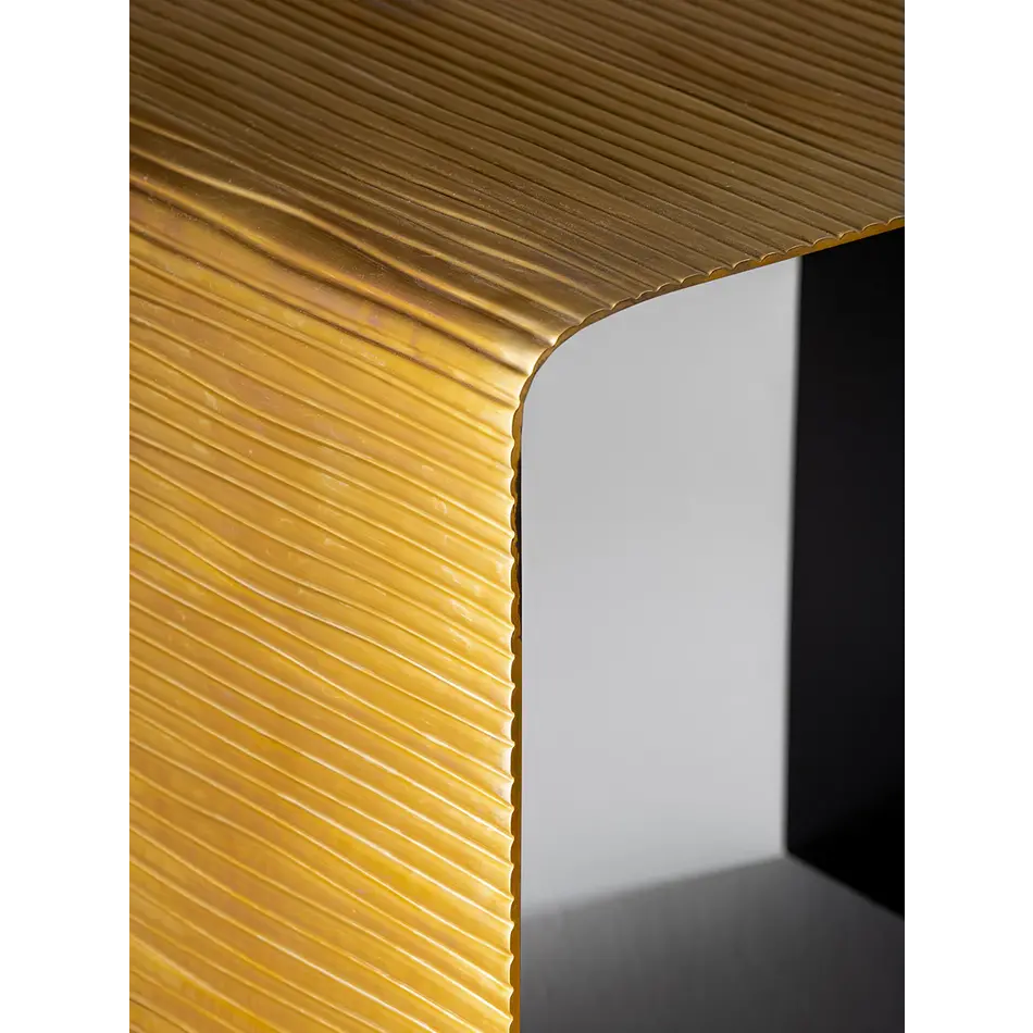 Porta Romana Augustus Side Table Aged Brass Porta Romana Augustus Side Table Aged Brass