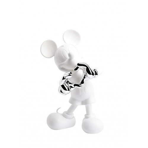 Leblon Delienne Mickey with love by Kelly Hoppen - 30 cm - White/Silver