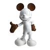 Mickey Welcome Wood - 30 cm - White/Wood
