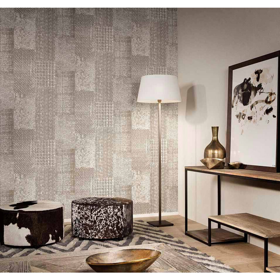 Arte Flamant Caractere - Patchwork - Taupe / Beige Tones Arte Flamant Caractere - Patchwork - Taupe / Beige Tones