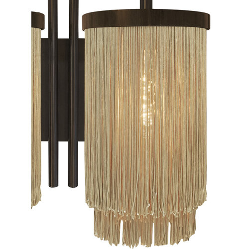 Maretti Lighting Fringes Wandlamp 2-Lichts Brons