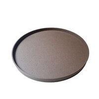 Polo Tray Round Extra Large (TV053) Printed Calfskin Golf: Brown (G09)