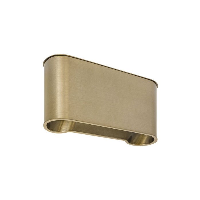 Maretti Lighting HICKS WIDE WALL LAMP BRASS