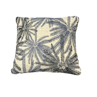 Outdoor Cushion Pierre Frey Double-sided Palm Blue 45x45