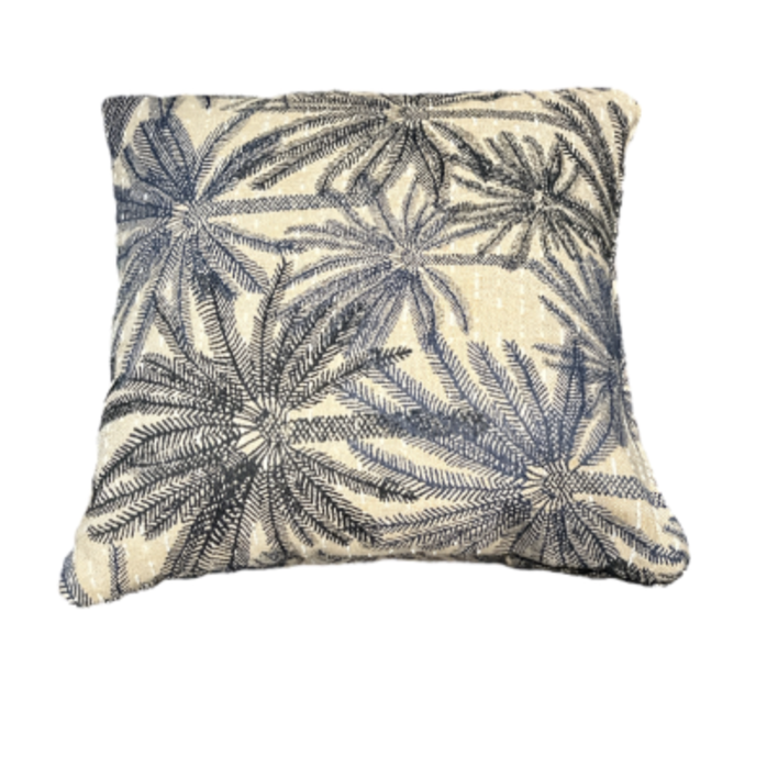 Proluca Design Outdoor Cushion Pierre Frey Double-sided Palm Blue 60x60