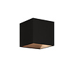 INLET WALL LIGHT SQUARE BLACK