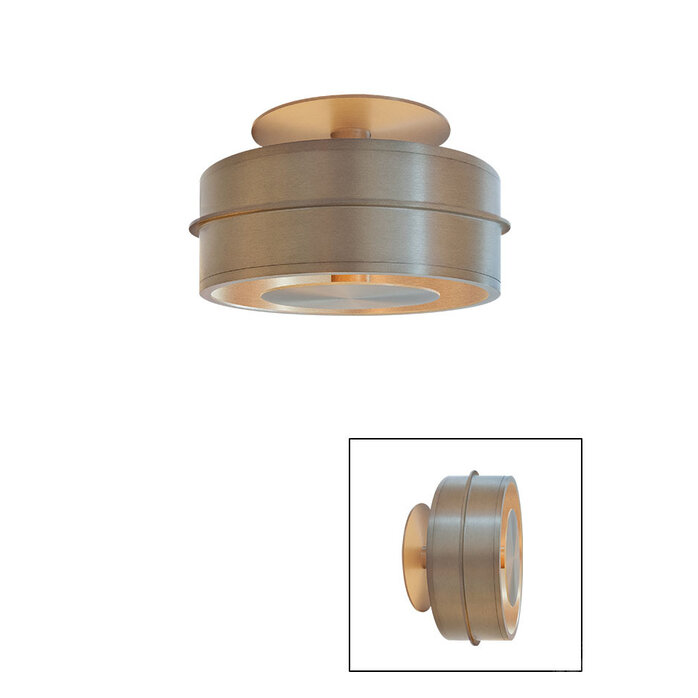 Maretti Lighting BO XL PLAFOND / WANDLAMP BRONS