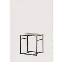 Giacometti Side Table (Marble) Bronzed