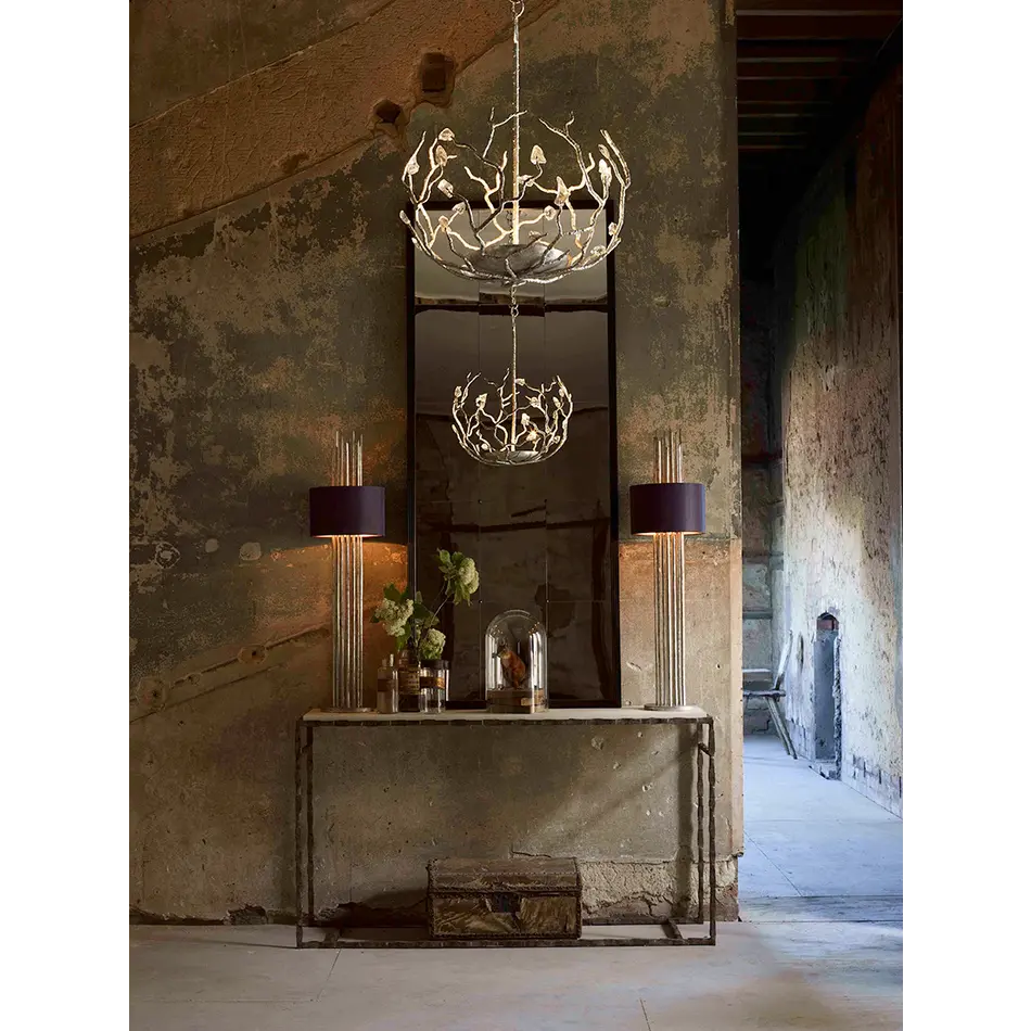 Porta Romana Giacometti Console Table Large (Faux Limestone) Bronzed