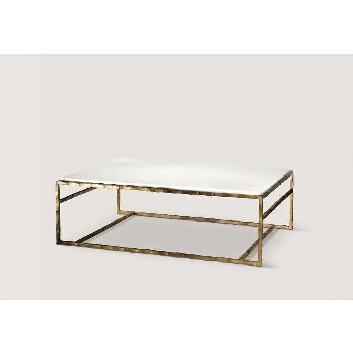 Porta Romana Giacometti Coffee Table Rectangular (Faux Limestone) Versailles Gold Porta Romana Giacometti Coffee Table Rectangular (Faux Limestone) Versailles Gold