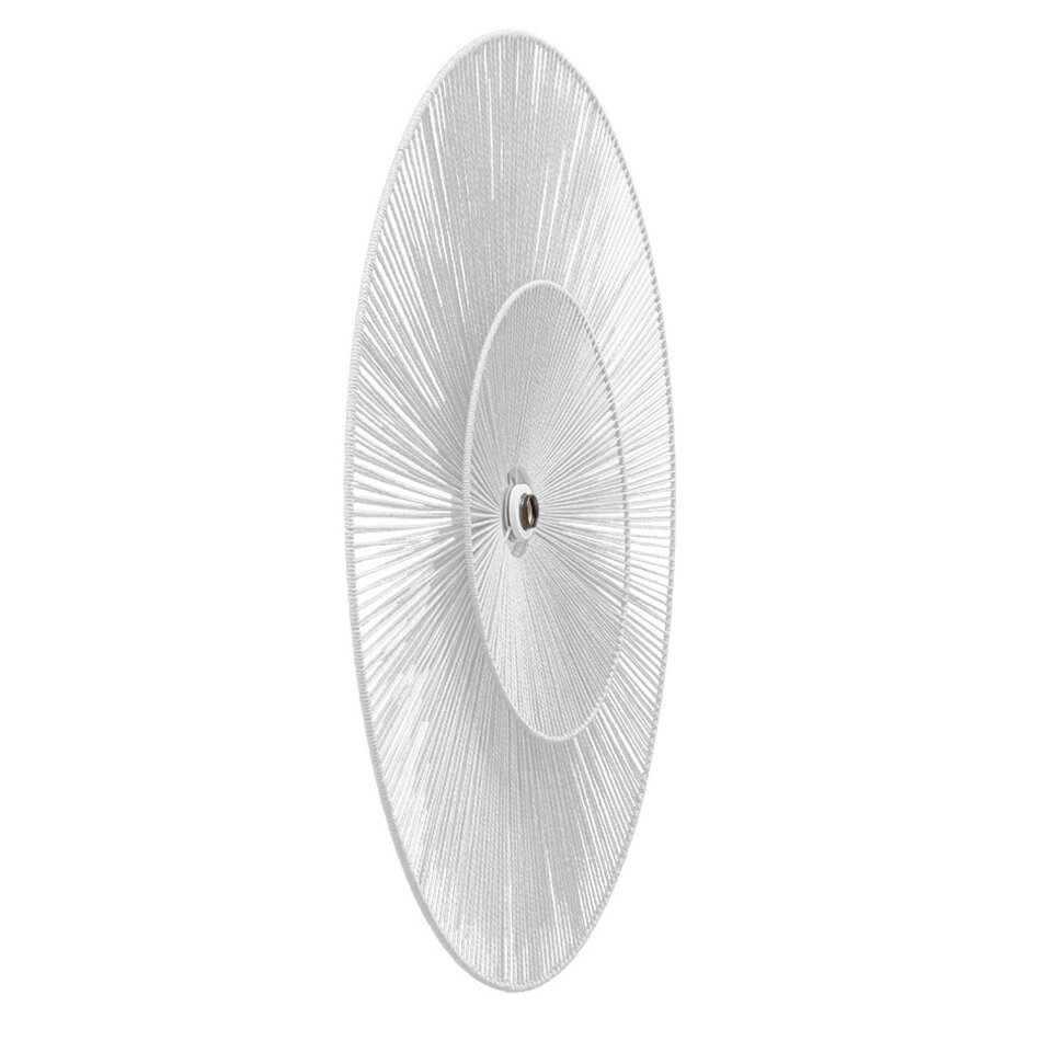 Maretti Lighting CAPPELLO CEILING/WALL LIGHT 100CM WHITE WITH WHITE SHADE