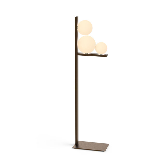 Maretti Lighting PEARL VLOERLAMP 3-LICHTS BRONS