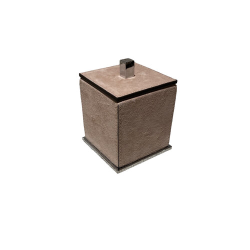 Giobagnara Firenze Box Square Mini Suede (HB104CHROME) - Nude (A91ST91)
