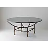 Stanley Coffee Table Round Small (Glass) Old Rust