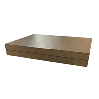 Backgammon Case Small (VG051) - Printed Calfskin Crocodile: Mud (C21)