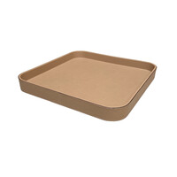 Polo Tray Square Small Suede (TV046) - Cappuccino (A42ST42)