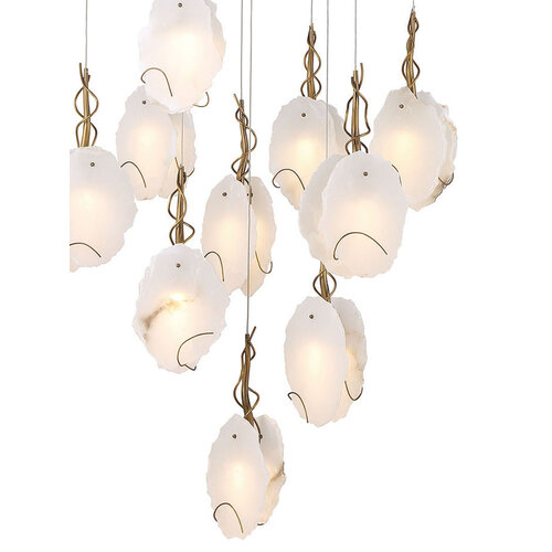 Maretti Lighting AMIATA PENDANT LAMP 10X 5W MATT GOLD