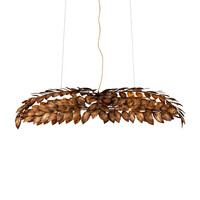 140 CM Pendant Lamp Leaves Half Oval