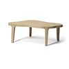 ISOLA Dining Table 224 x 166 White wash Milled Rings