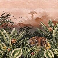 Expedition - Silk Road Garden - Panoramique - Multi - Tiger