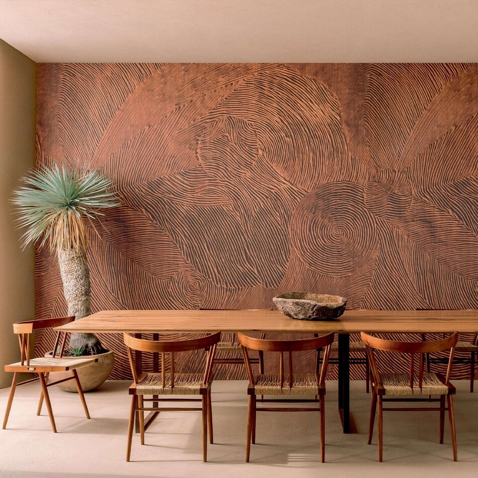 Élitis Bois Sculpté - Nuit cinétique - Nuit cinétique (panoramique) Élitis Bois Sculpté - Nuit cinétique - Nuit cinétique (panoramique)