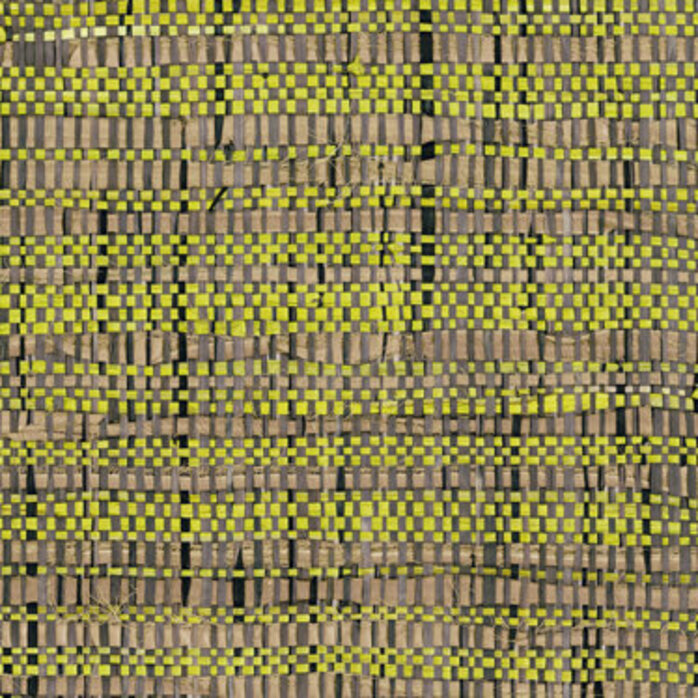 Élitis Raw raffia - Laolag - Gray / Lime Élitis Raw raffia - Laolag - Gray / Lime