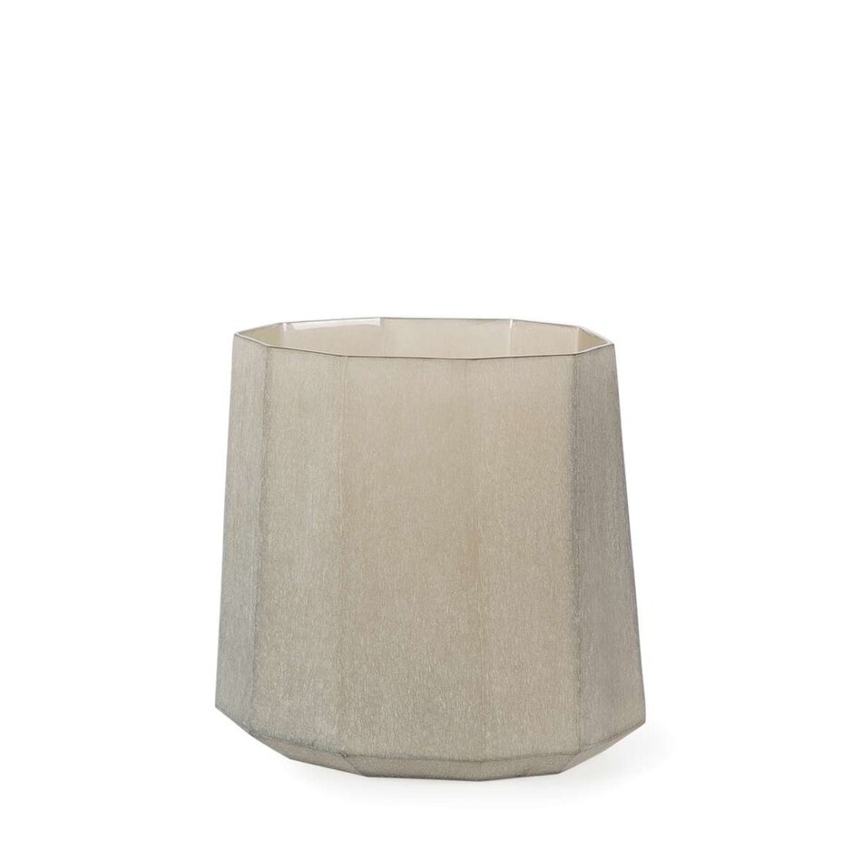 Guaxs Okka L Vase - Smoke Grey (Sand-colored)