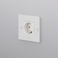 1G Socket - White