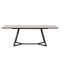 Veneto Dining Table L - Extendable - Diamond Cream ceramic