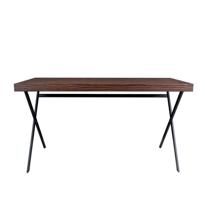DÔME DECO Calvin Desk - Macassar Wood Brown