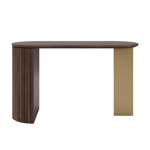 DÔME DECO Gilson Desk - Wood Smoked Oak Veneer DÔME DECO Gilson Desk - Wood Smoked Oak Veneer