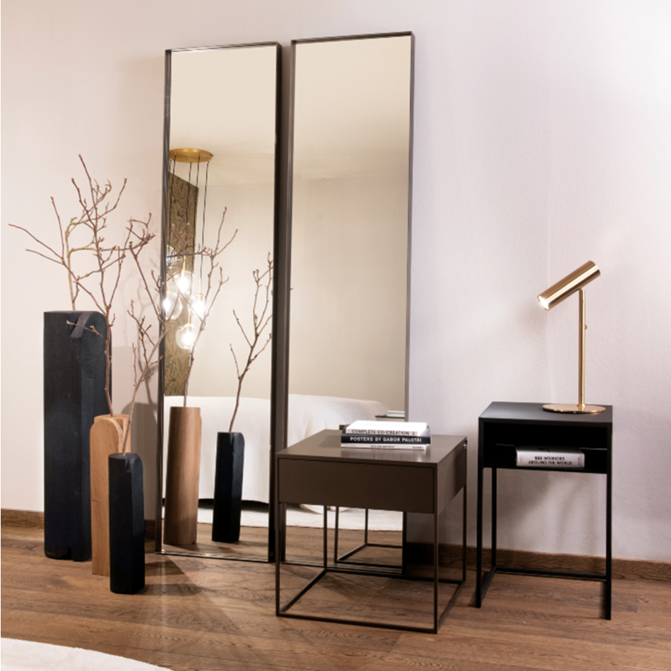 DÔME DECO Como Mirror - Pewter DÔME DECO Como Mirror - Pewter