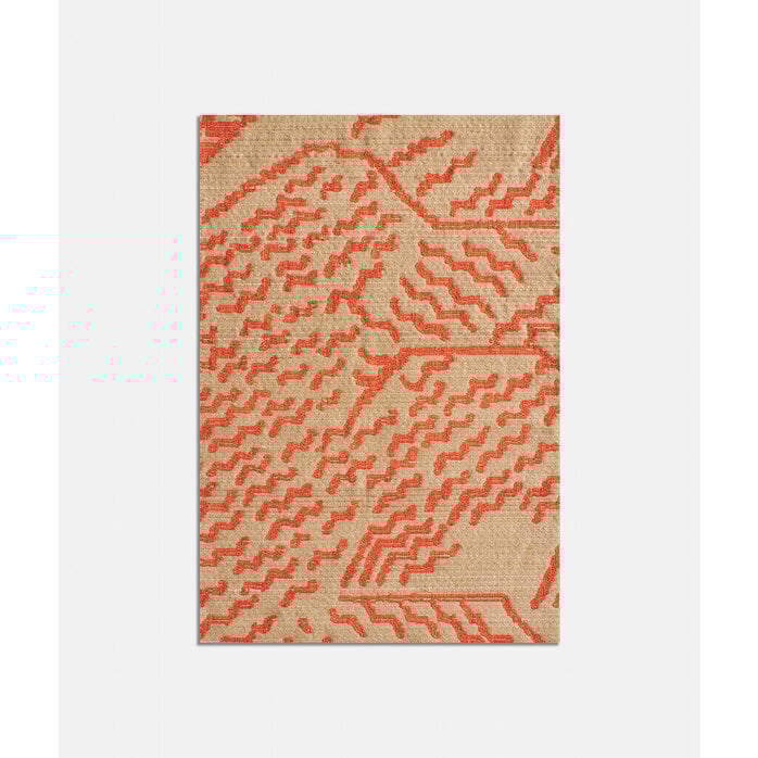 Dedar Tiger Silk - Electric Orange Dedar Tiger Silk - Electric Orange