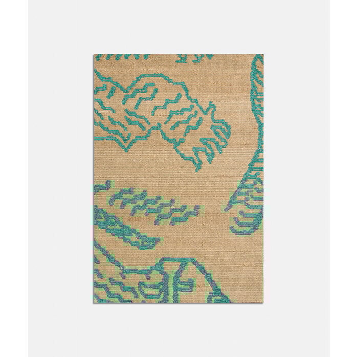 Dedar Tiger Silk - Miami Green Dedar Tiger Silk - Miami Green