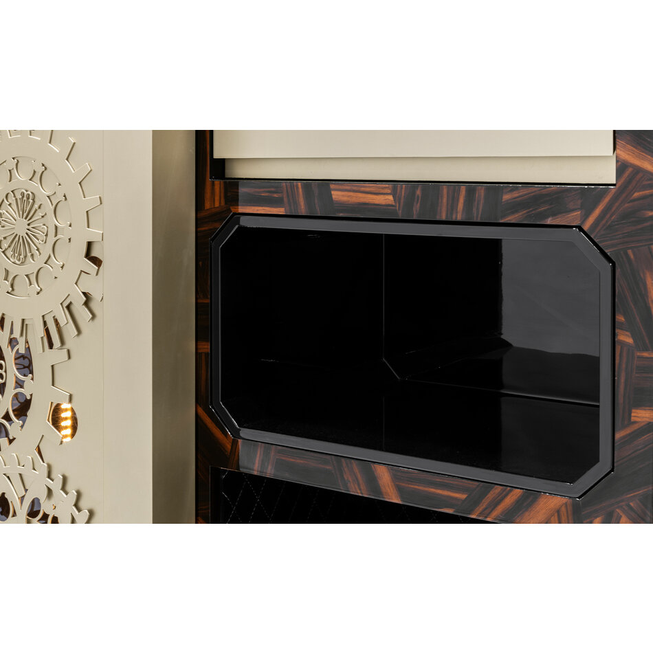 Boca do Lobo Baron Matte Champagne Luxury Safe Boca do Lobo Baron Matte Champagne Luxury Safe