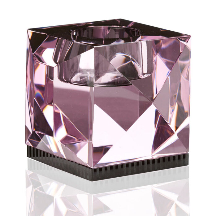 Reflections Copenhagen Copy of Ophelia Black/Clear/Green Tealight Holder