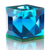 Ophelia Azure/Green Tealight Holder
