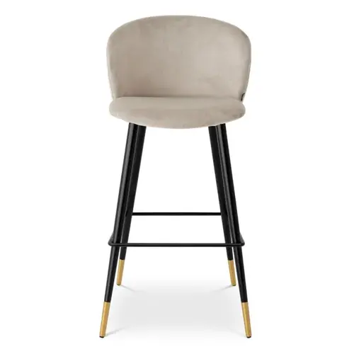 Eichholtz Bar Stool Volante - Roche beige velvet Eichholtz Bar Stool Volante - Roche beige velvet