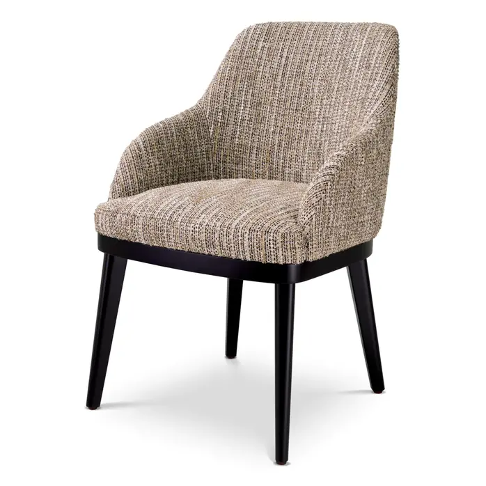 Eichholtz Eetkamerstoel Costa with arm - Mademoiselle beige