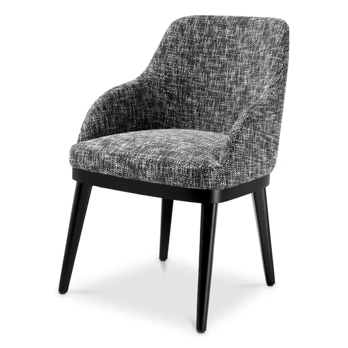 Eichholtz Dining Chair Costa with arm - Cambon black