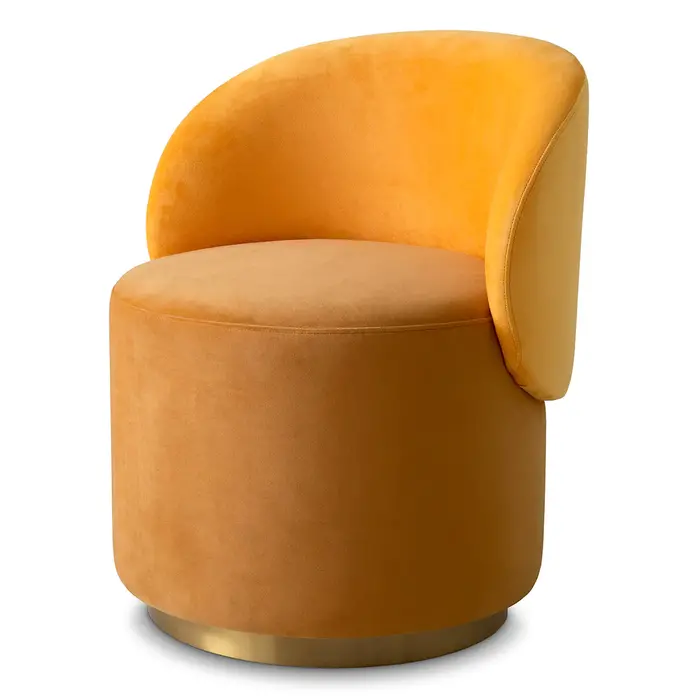 Eichholtz Dining chair Greer- Roche yellow velvet