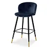 Bar Stool Volante - Savona midnight blue velvet