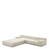 Modular Bank Hunter - Ottoman Albury Beige | Zwarte Basis