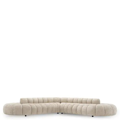 Eichholtz Sofa Alison Creststone Beige | Black Legs Eichholtz Sofa Alison Creststone Beige | Black Legs