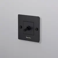1G Retractive Toggle Switch / Black