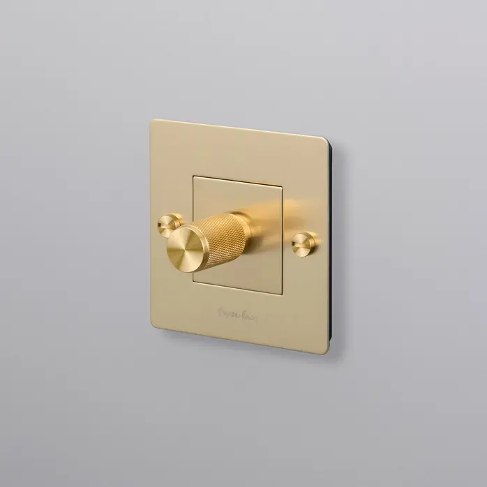 Buster and Punch 1G Dimmer / 100W Led / Brass Buster and Punch 1G Dimmer / 100W Led / Brass