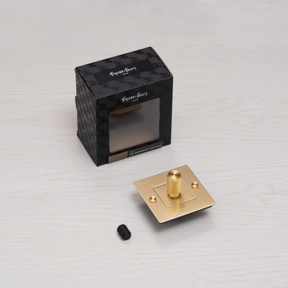 Buster and Punch 1G Dimmer / 100W Led / Smoked Bronze Buster and Punch 1G Dimmer / 100W Led / Smoked Bronze