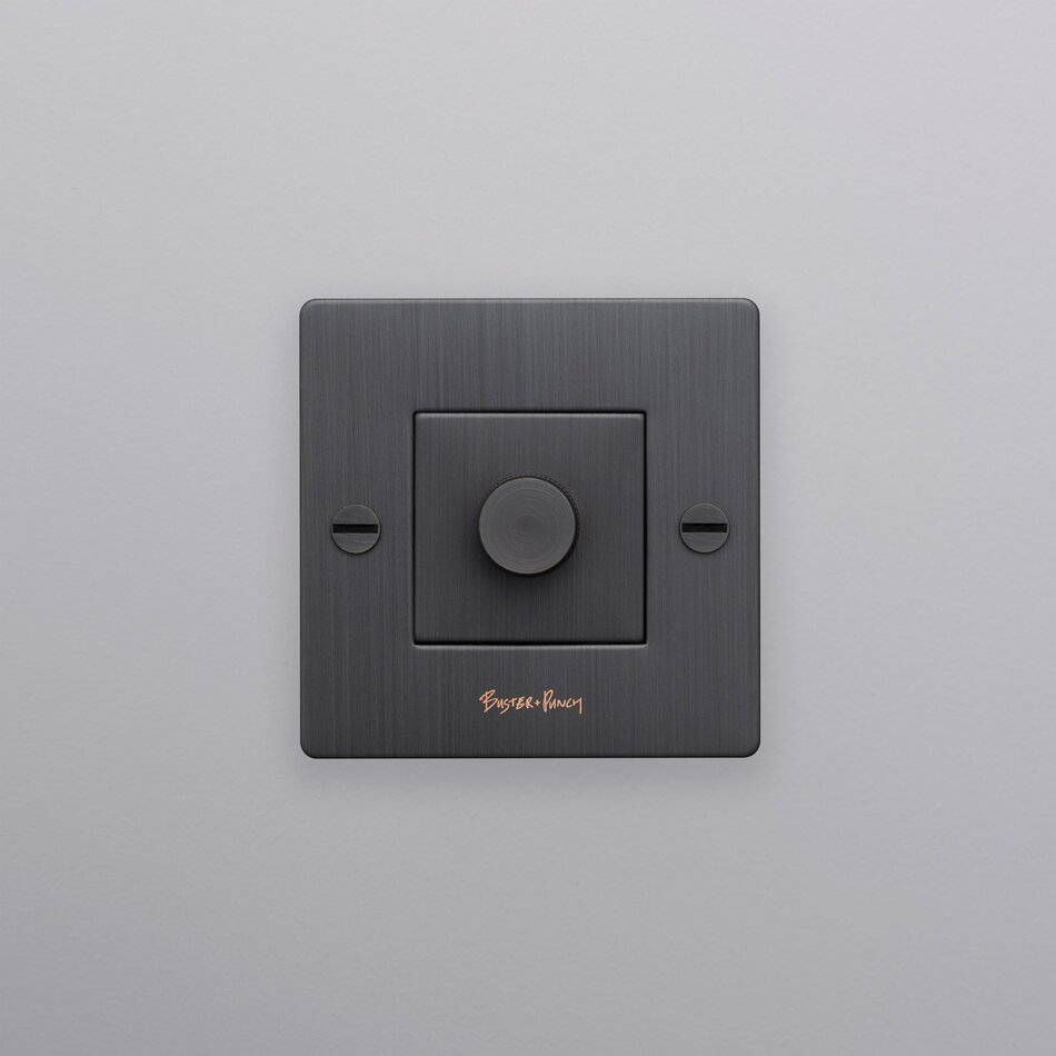 Buster and Punch 1G Dimmer / 250W Led / Smoked Bronze Buster and Punch 1G Dimmer / 250W Led / Smoked Bronze