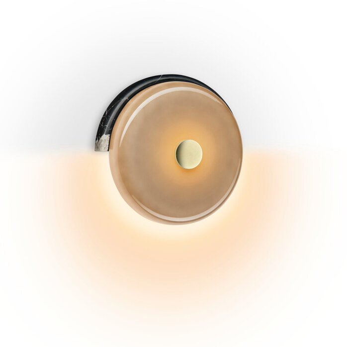 Design By Us Trip Wall - Ash marble Grey glossy shade