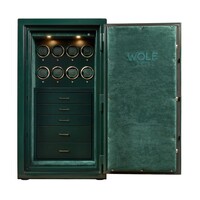 Atlas 8 Piece Winder Safe - Green/Gold